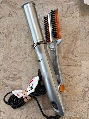 InStyler Rotating Hot Iron Hair Straightener Curler IS 1001 Orange 1.25”